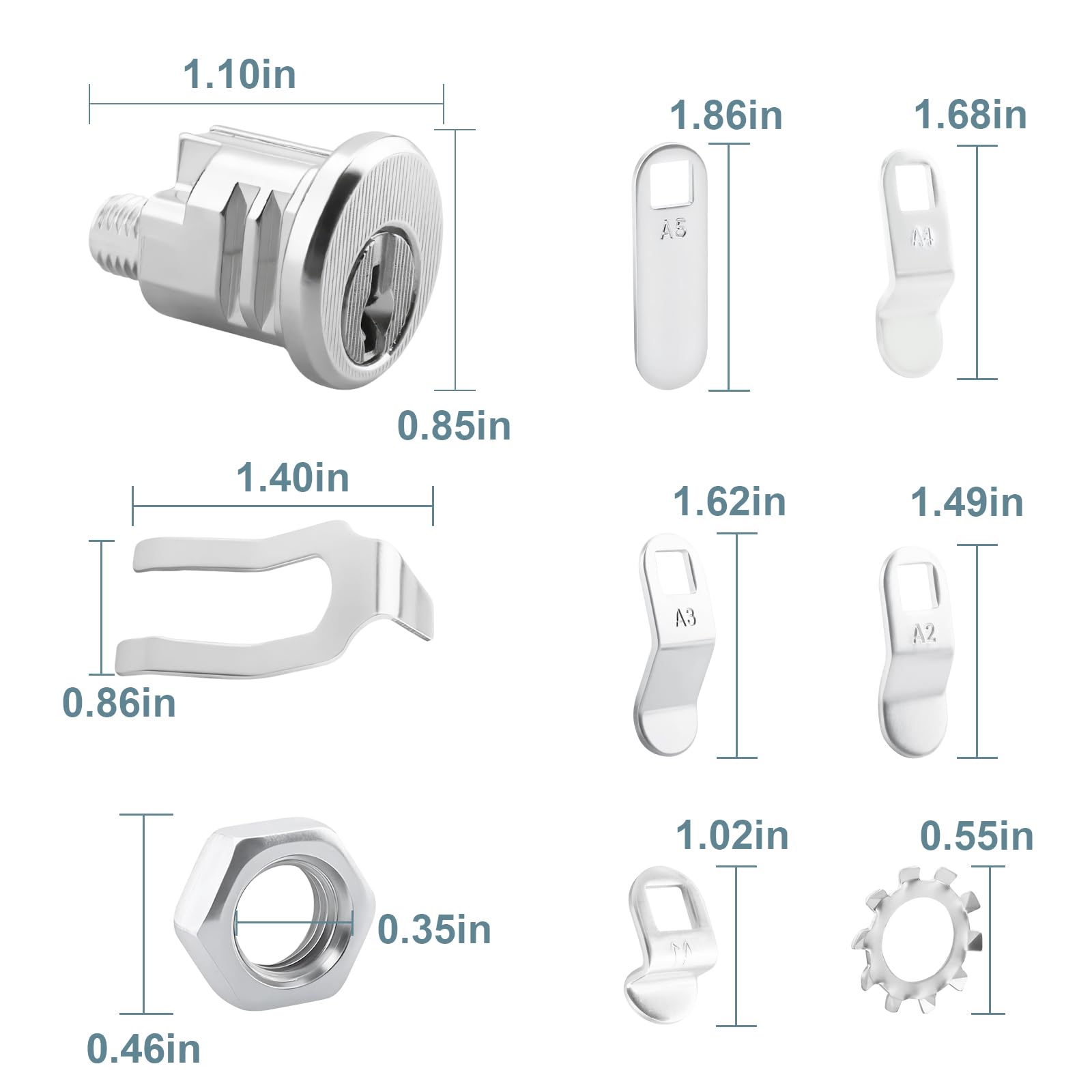 Amazon.com: MP4946 Mailbox Lock Replacement Compatible with Cutler